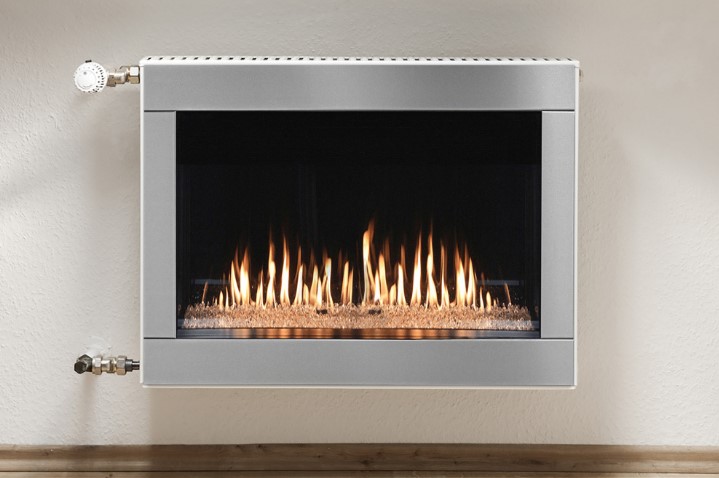 Protective magnetic radiator covers with fireplace prints – Elegance and functionality combined